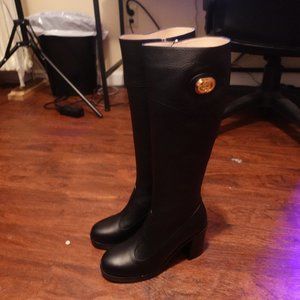 Gucci Interlocking G knee-high boots